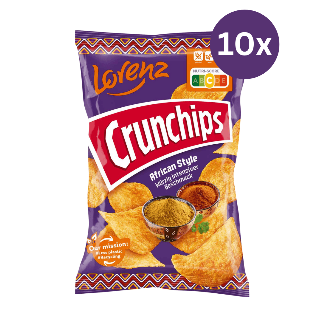 Lorenz 10er-Set Lorenz - Crunchips African Style 150g