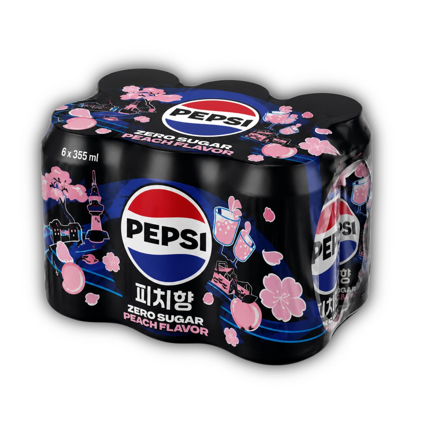 Pepsi Asia White Peach Zero 330ml