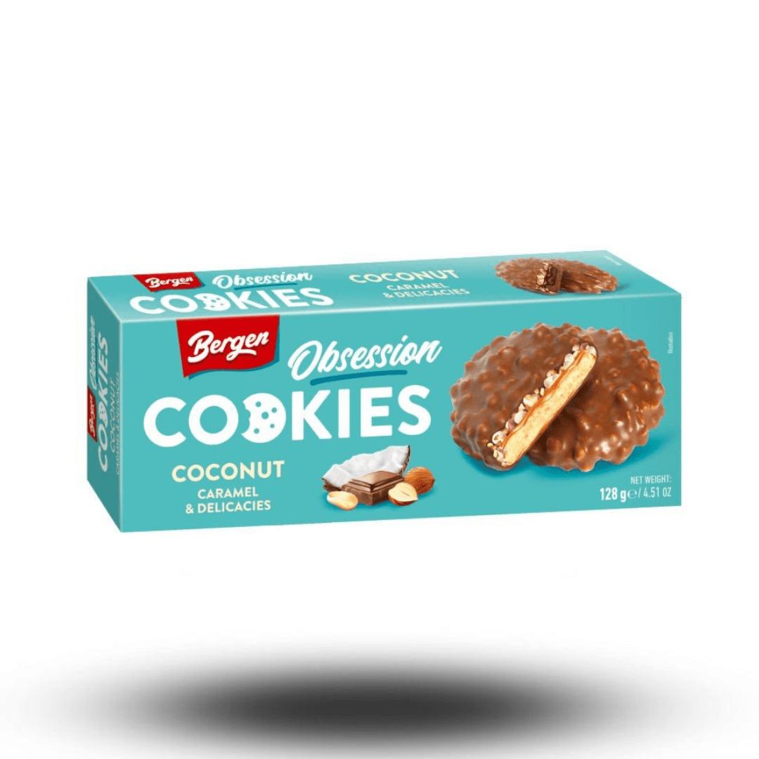 Bergen Bergen - Cookies Coconut & Caramel 128g