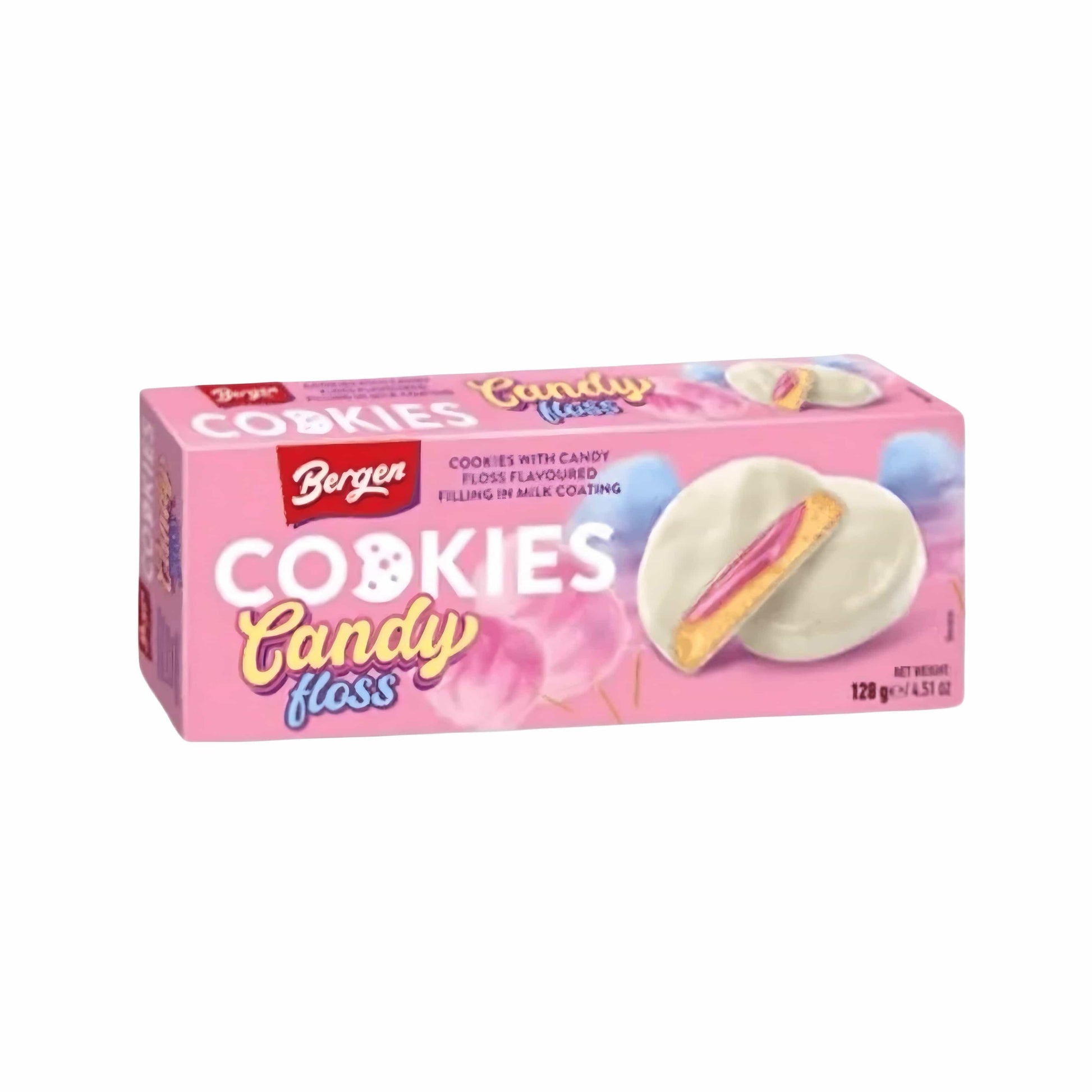 Bergen Candy Floss 128g Bergen - Cookies 128g (versch. Sorten)
