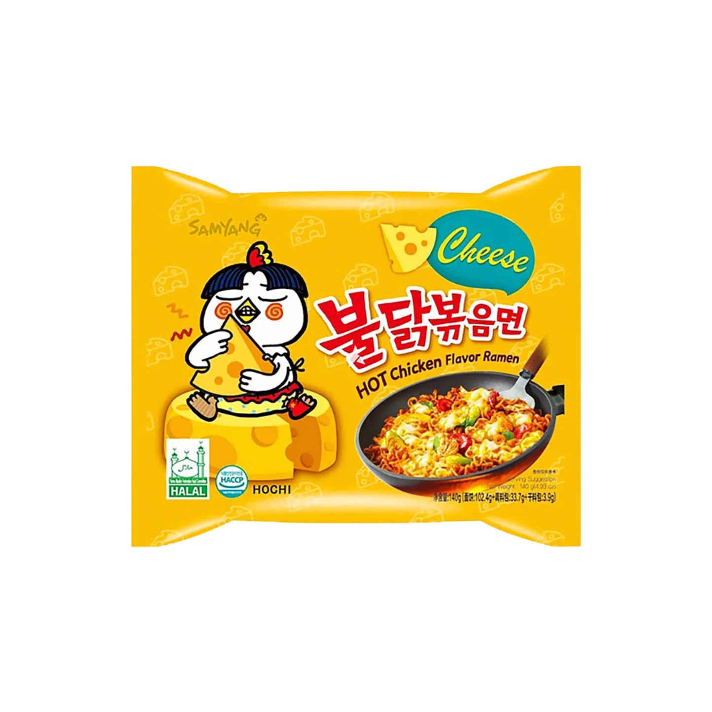 SamYang Cheese Hot Chicken 140g SamYang Buldak 140g (versch. Sorten)