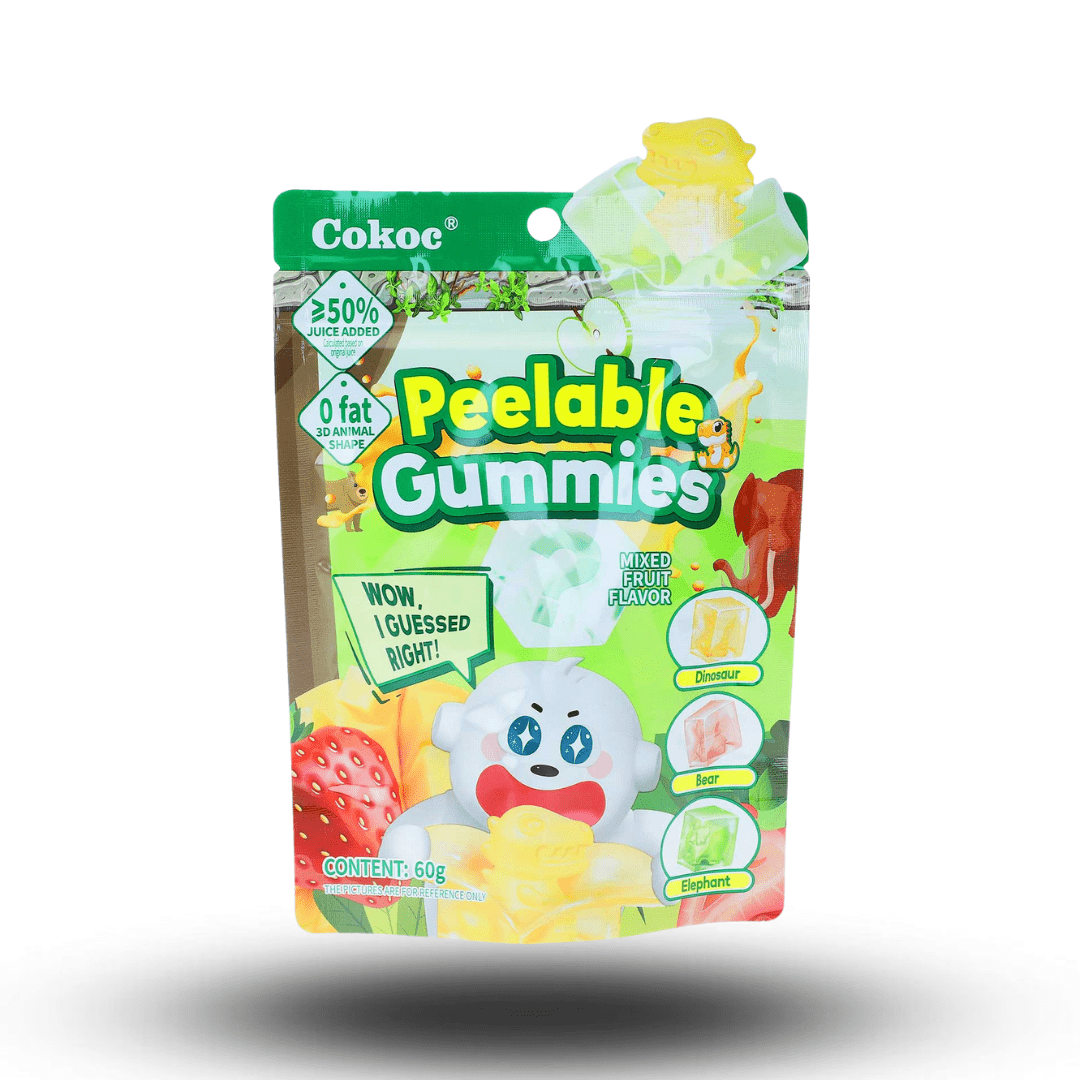 Cokac Cokoc - Peelable Gummies Fruit Flavour 60g