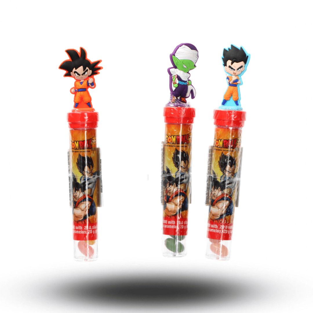 Dragon Ball Dragon Ball Z Candy Tube mit 2D Stempel (1 von 3 Charakteren) 8g