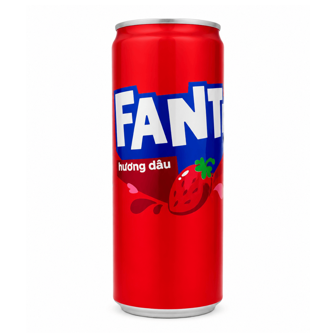 Fanta Einzeln Fanta Asia Huong Dau Erdbeere 320ml