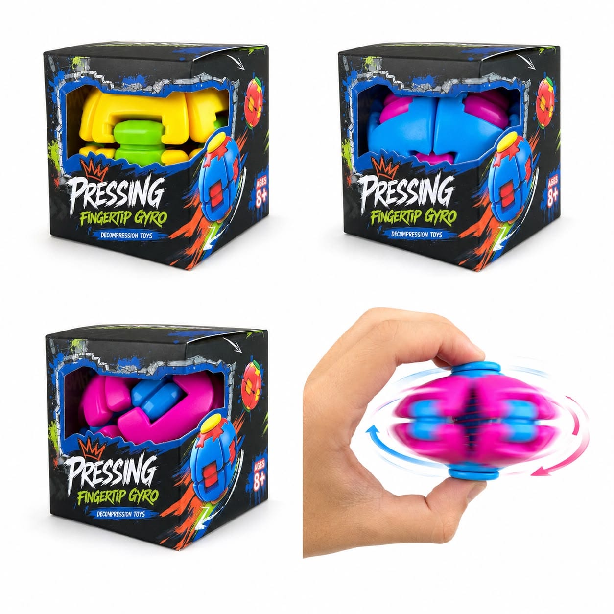 CandyPeak Fingertip Gyro Spinner Spielzeug (TikTok Trend)