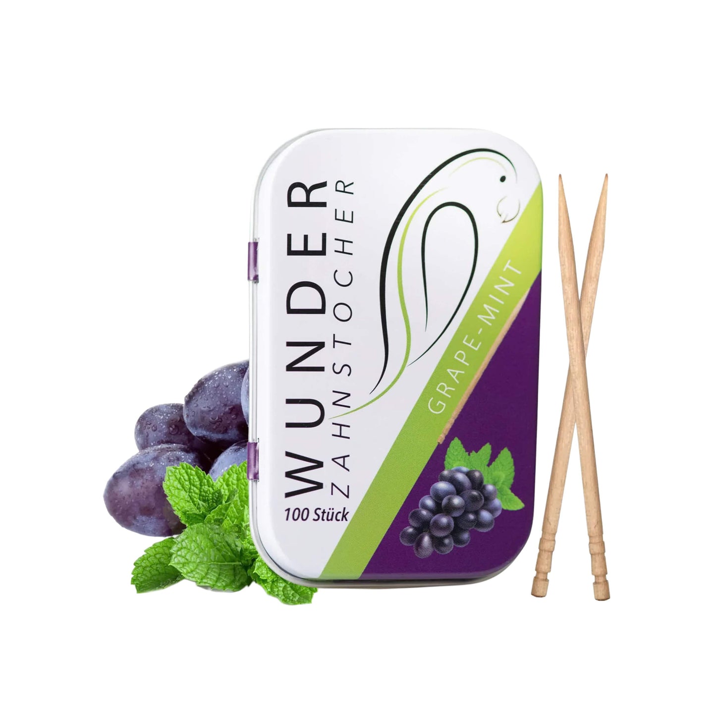 Wunder Grape-Mint Wunder - Zahnstocher (100stk)
