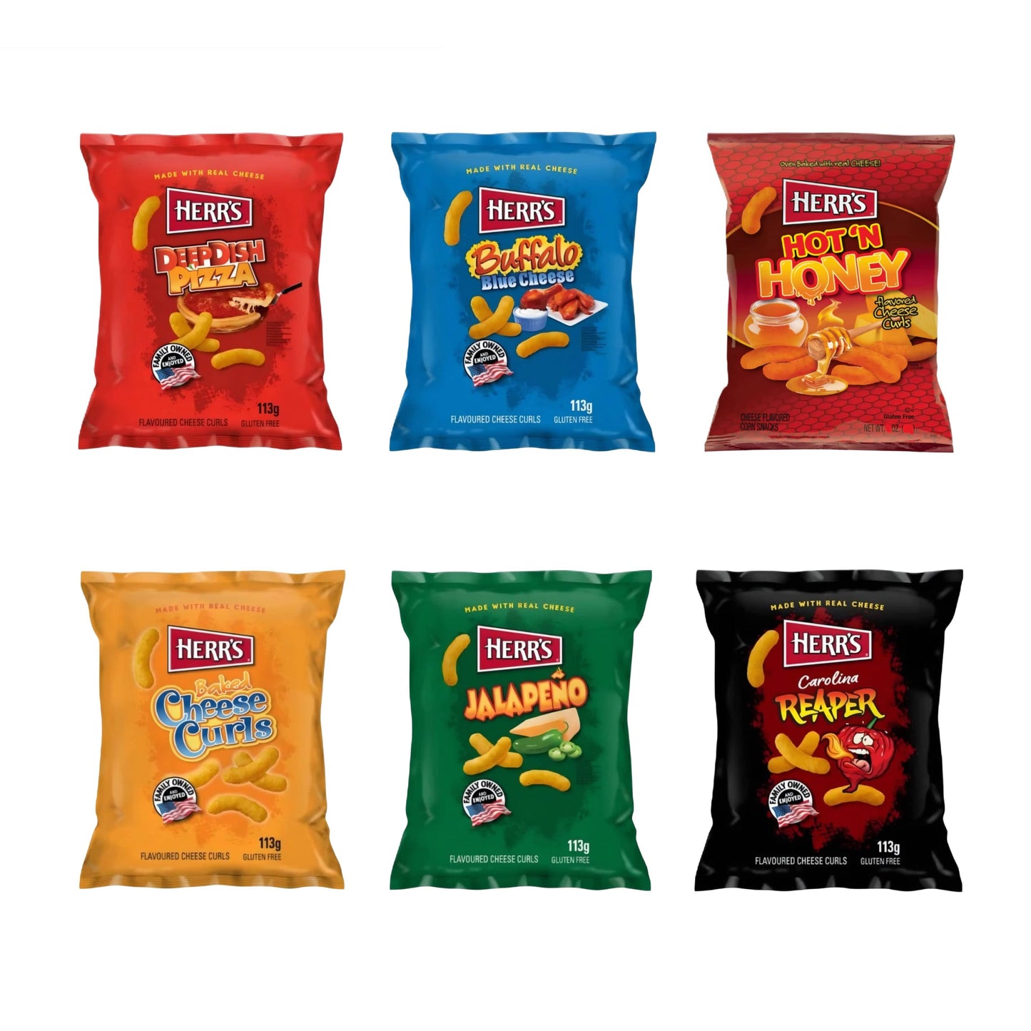Herr's Herr's Chips 113g (versch. Sorten)