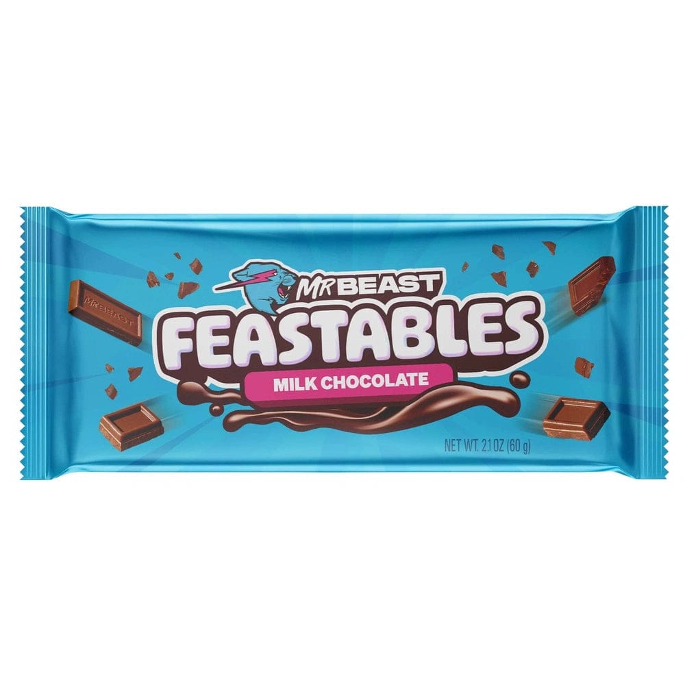 CandyPeak Milk Chocolate 60g MrBeast - Feastables 60g (versch. Sorten)