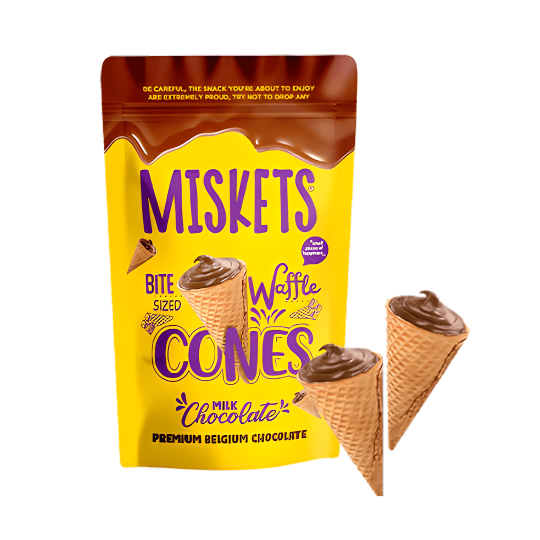 Misket Milk Chocolate 70g Miskets - Waffle Cones 70g