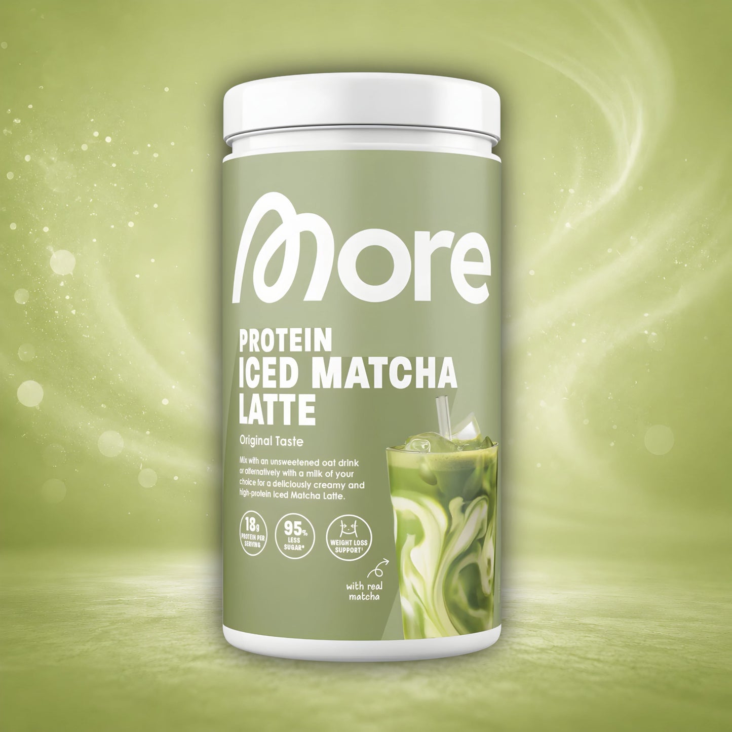More Nutrition More Nutrition Iced Matcha Latta Original Taste 500g