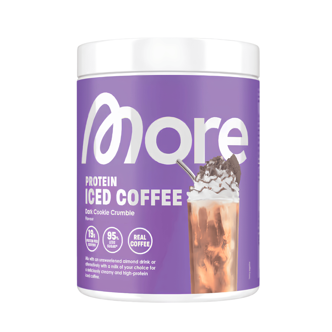 More Nutrition More Nutrition Protein Iced Coffee Dark Cookie Crumble 300g