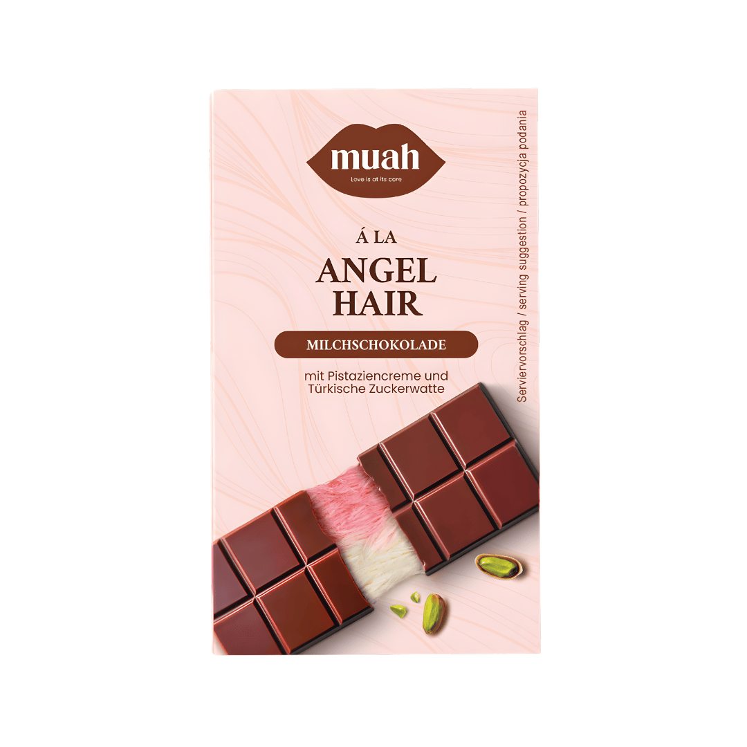 Muah Muah - Angel Hair Schokolade 60g (Vollmilch)