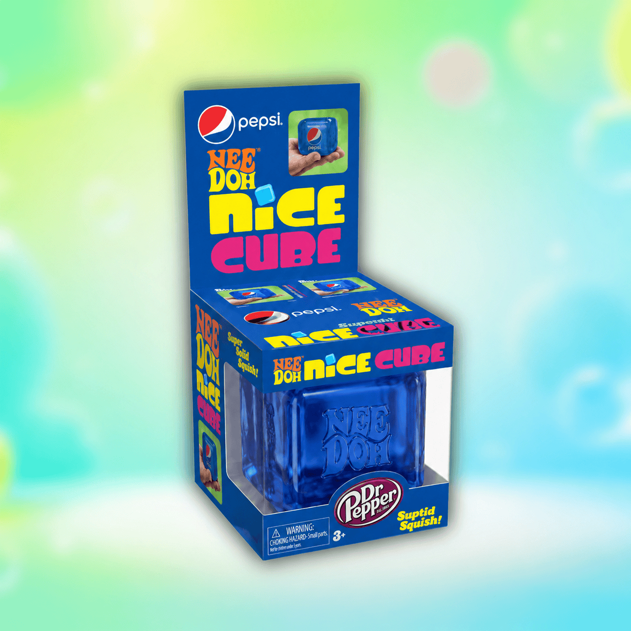 CandyPeak Pepsi X Dr Pepper Edition Nee Doh Nice Cube Beverage Edition Squishy Anti Stress Würfel (versch. Farben)