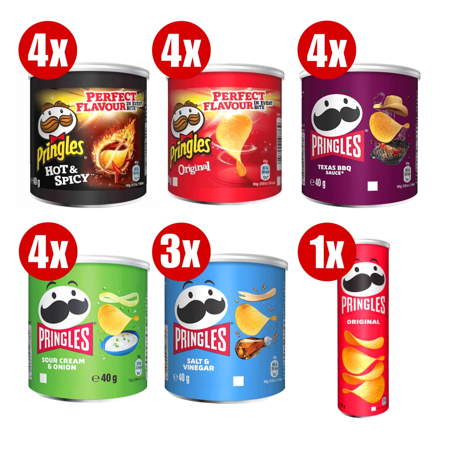 Pringles Pringles Adventskalender 2025 (24x Pringles Dosen/ 7 versch. Sorten)