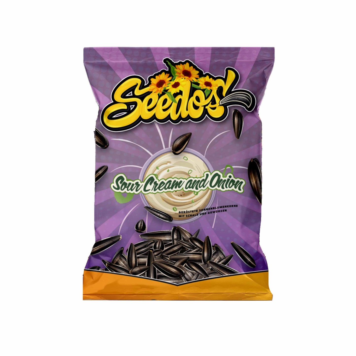 Seedos Sour Cream & Onion 100g Seedos - Sonnenblumenkerne (versch. Sorten)