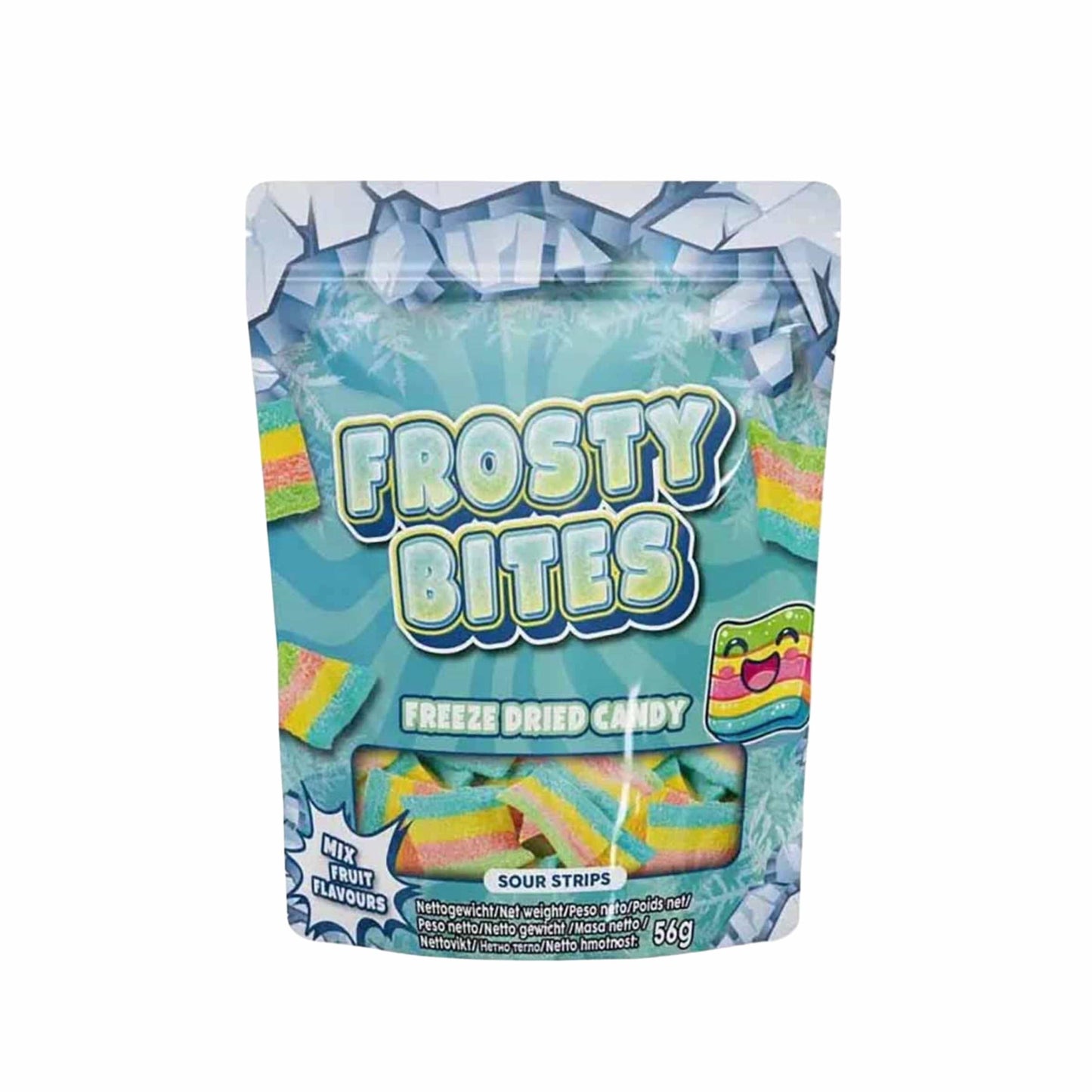 Frosty Bites Sour Strips 56g Gefriergetrocknete Frosty Bites 50g