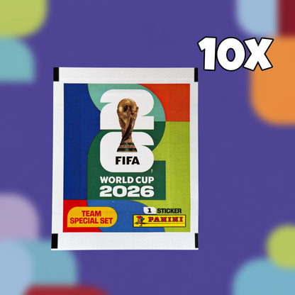 Panini 10er-Set Panini FIFA World Cup WM 2026 DFB Special Sticker (Special Team Set)