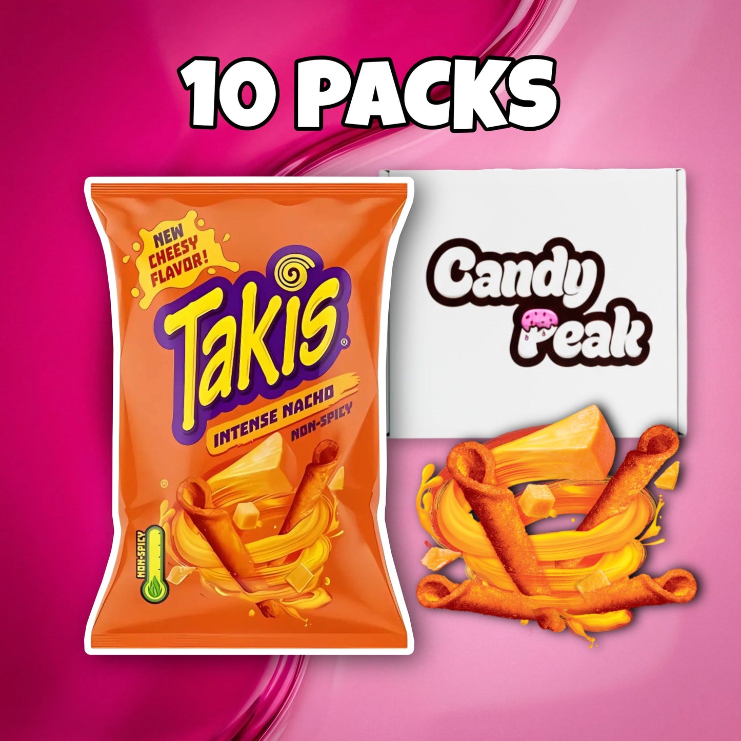 Takis 10x Takis Queso Vulcano 100g Bundle