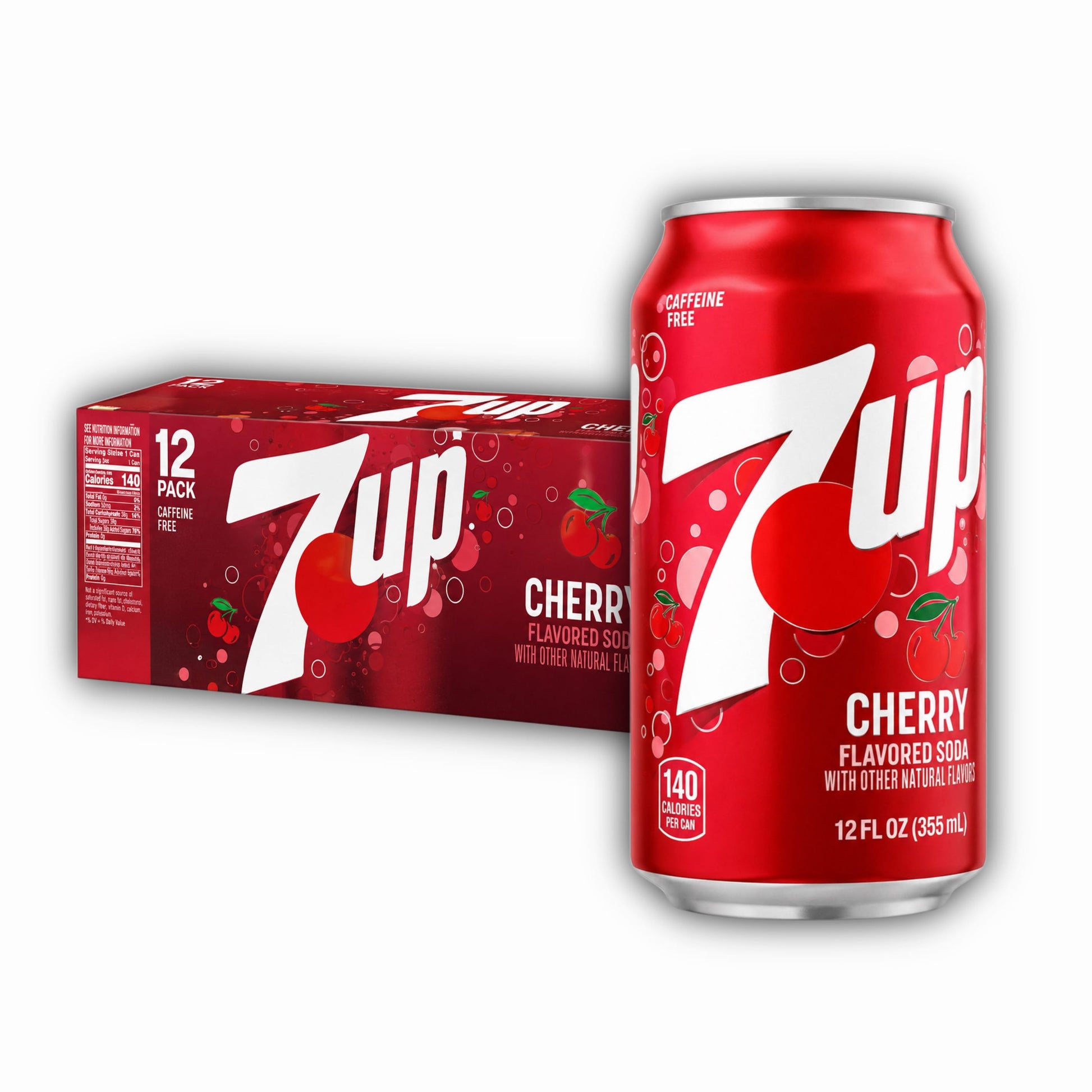 7up 12er-Set 7UP Cherry Soda USA 355ml