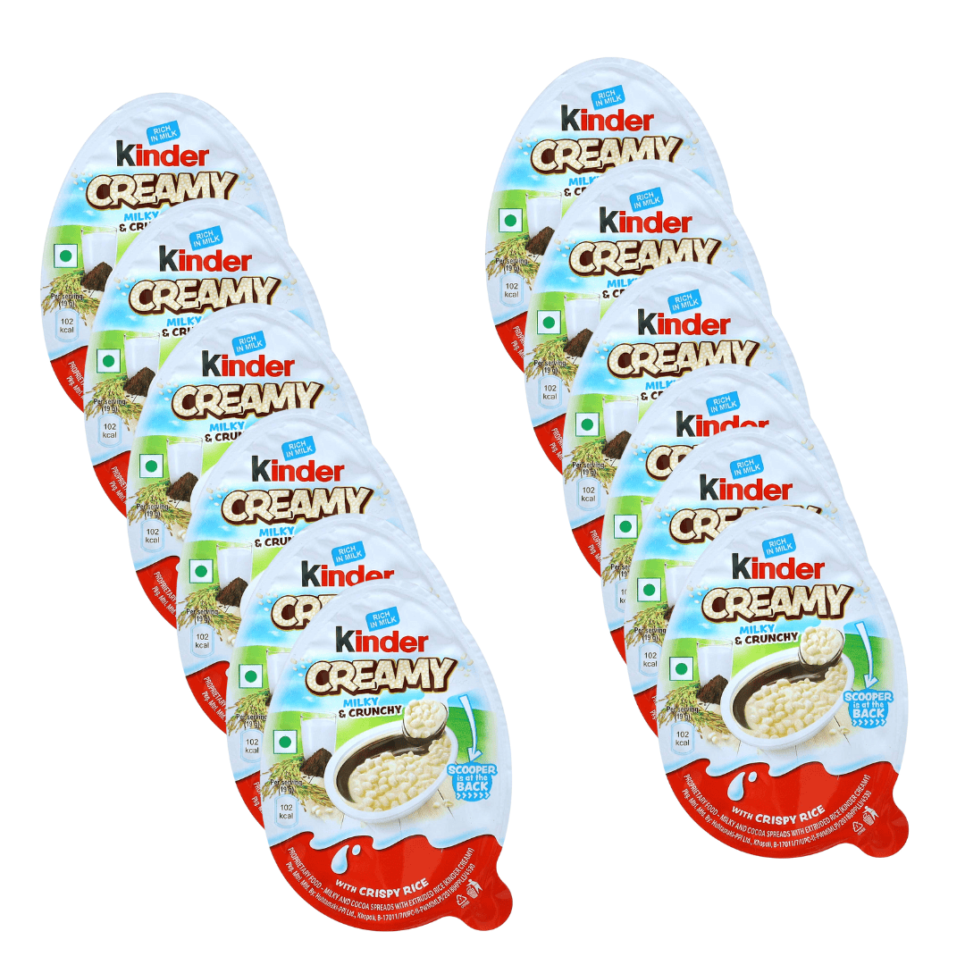 Kinder 12er-Set Kinder Creamy Milk & Crunchy 19g