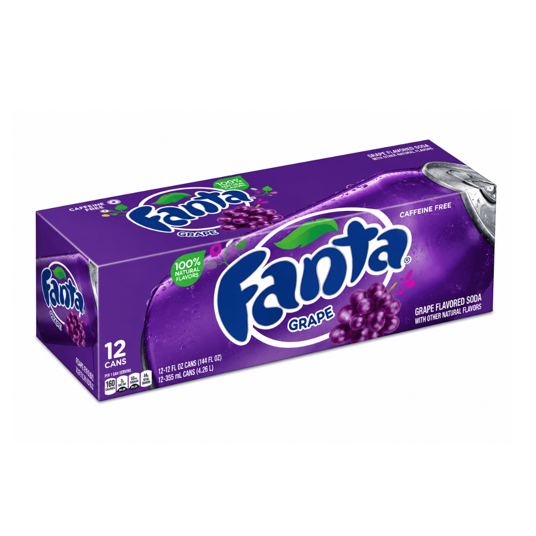 CandyPeak 12x Grape 355ml 12x Fanta USA 355ml Sparset (versch. Sorten)