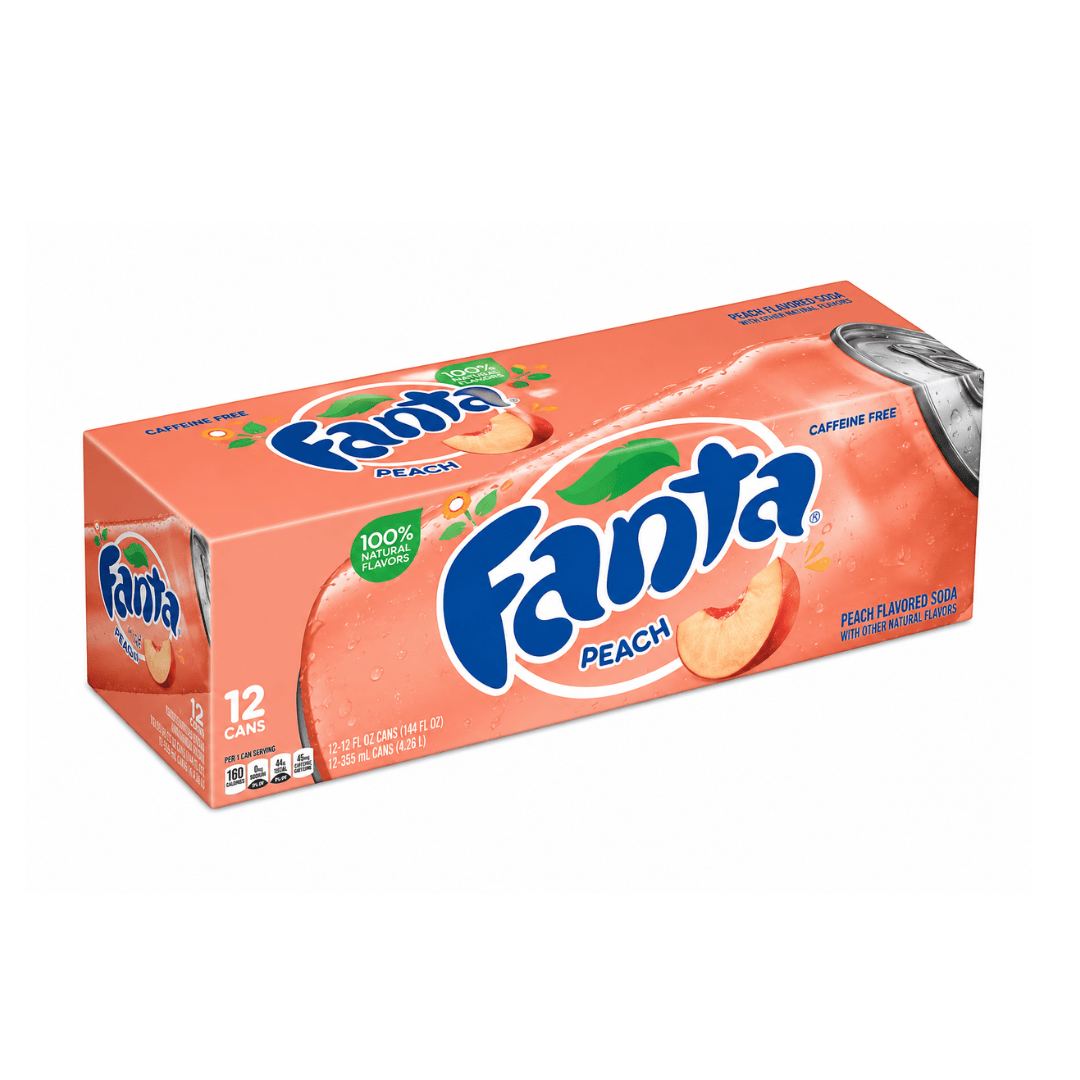 CandyPeak 12x Peach 355ml 12x Fanta USA 355ml Sparset (versch. Sorten)