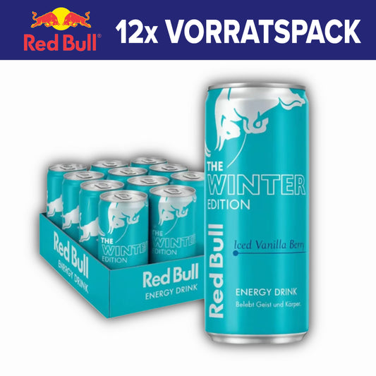 RedBull 12x RedBull Iced Gummy Bear 250ml (Winter Edition)