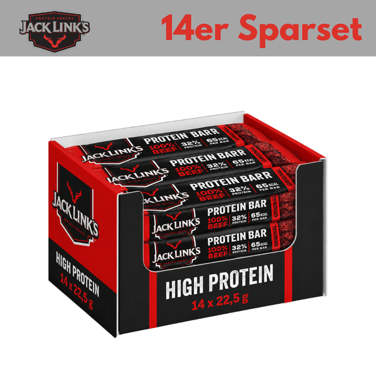 Jack Link‘s 14x Jack Link‘s 100% Beef Protein Bar (Sparset)