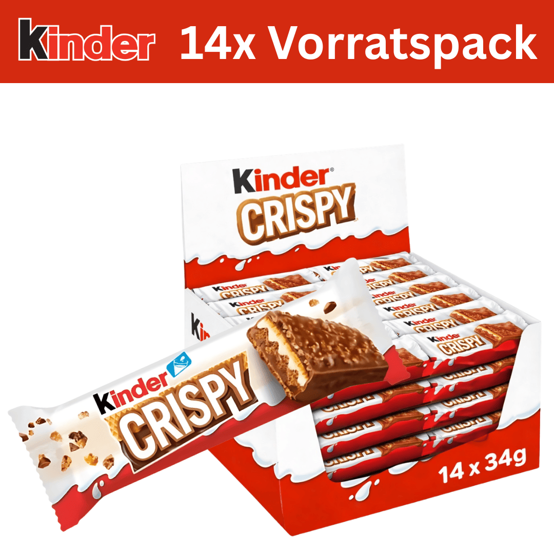 Kinder 14x Kinder Crispy Riegel 34g (Vorratspack)