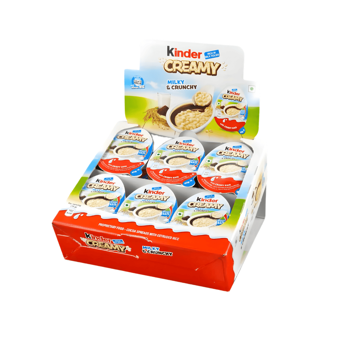 Kinder 24er-Set Kinder Creamy Milk & Crunchy 19g