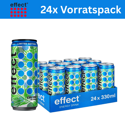 Effect 24x Coconut Blueberry 24x Effect Energy Drink 330ml Vorratspack (versch. Sorten)