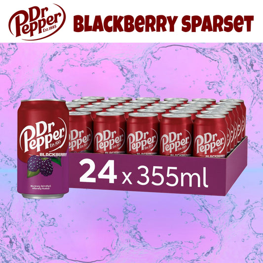 Dr. Pepper 24x Dr. Pepper Blackberry 355ml Sparset