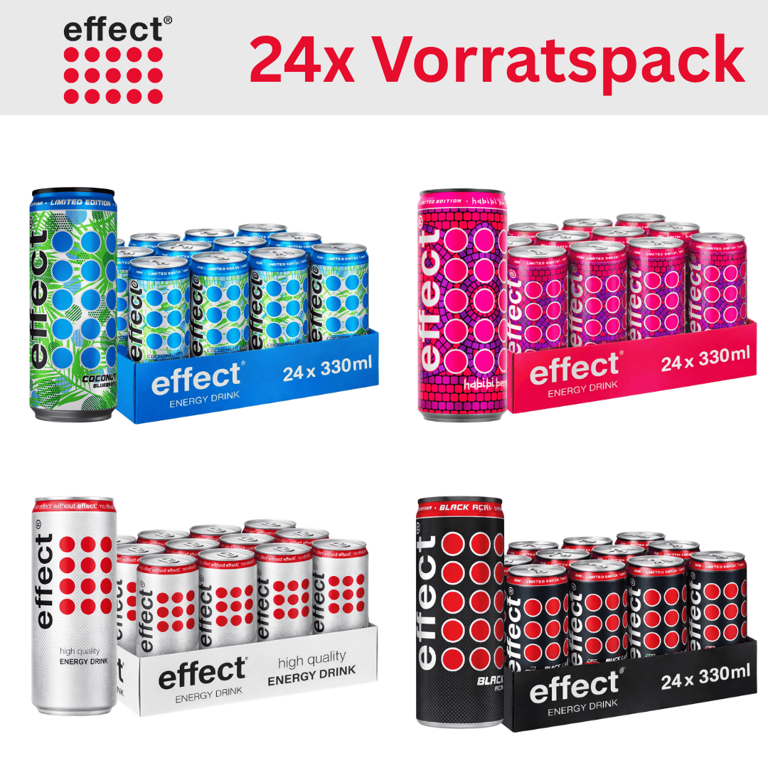 Effect 24x Effect Energy Drink 330ml Vorratspack (versch. Sorten)