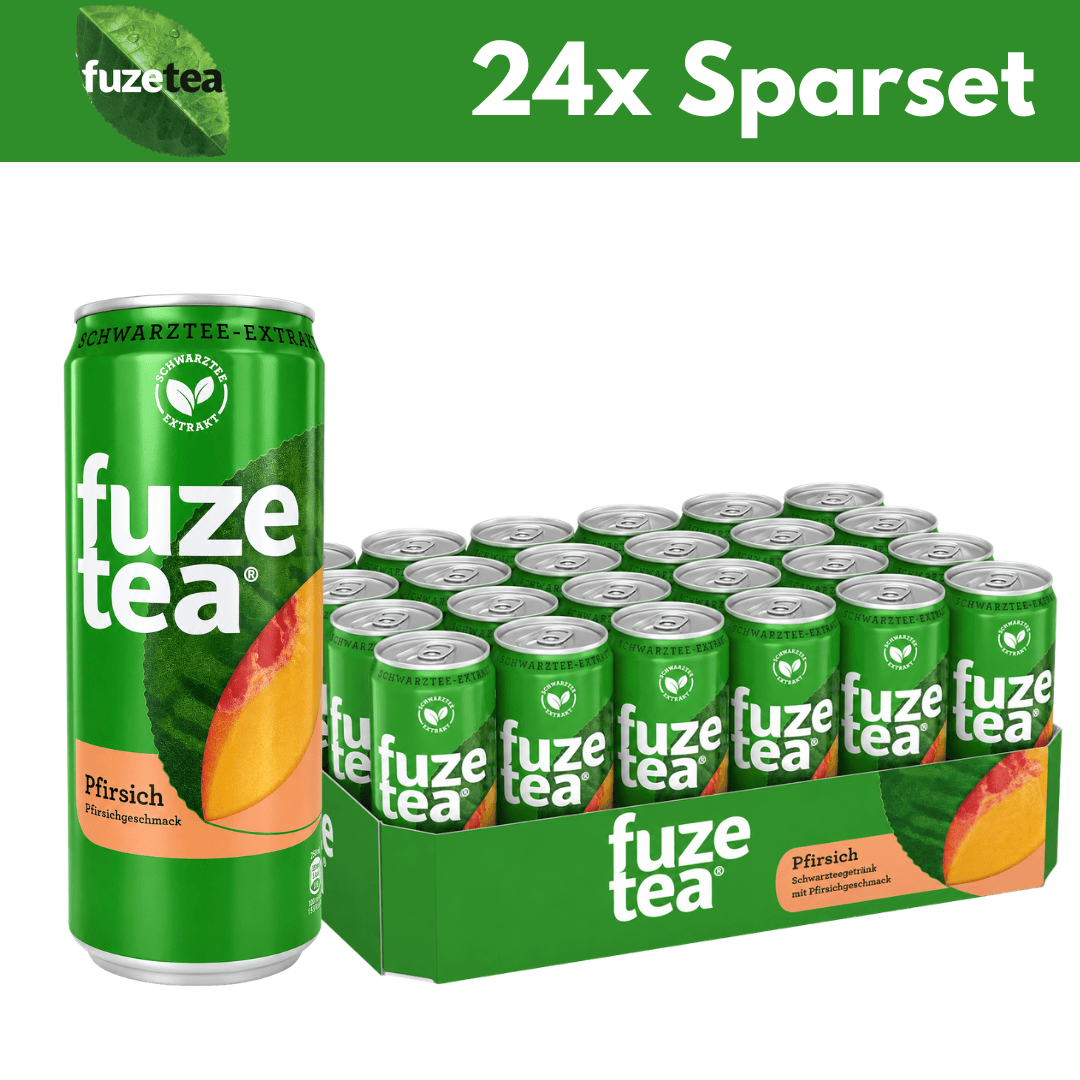 Coca Cola 24x FuzeTea Pfirsich 330ml (Vorratspack)
