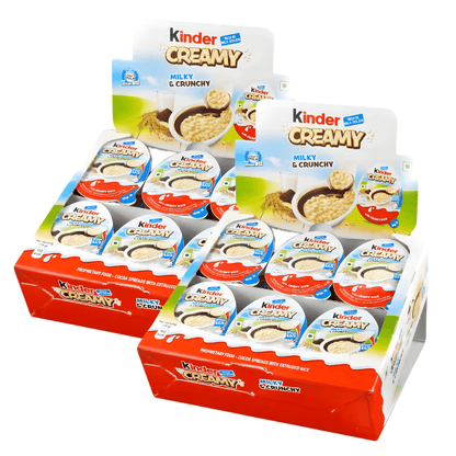 Kinder 48er-Set Kinder Creamy Milk & Crunchy 19g