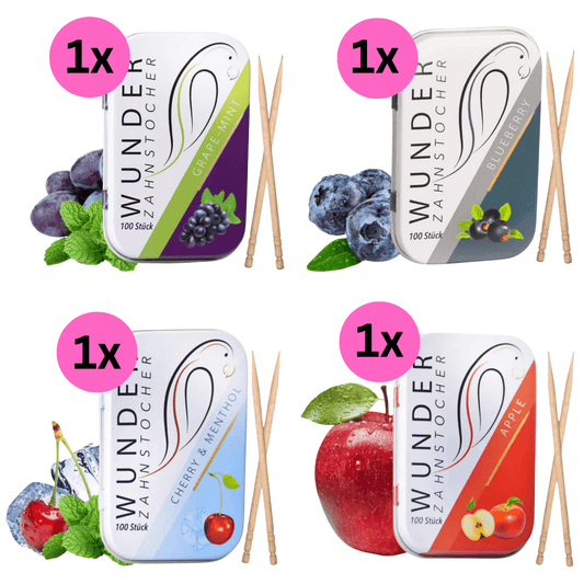 Wunder 4x Wunder Zahnstocher Probierbundle