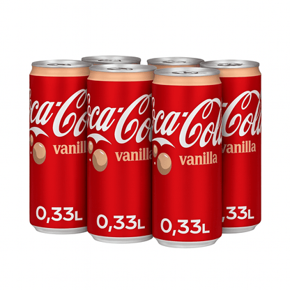 Coca Cola 6er-Set CocaCola Vanilla 330ml