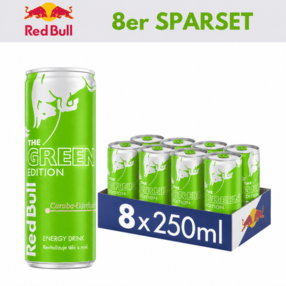 RedBull 8x Curuba-Elderflower 250ml (Import) 8x RedBull 250ml Sparset (versch. Sorten)