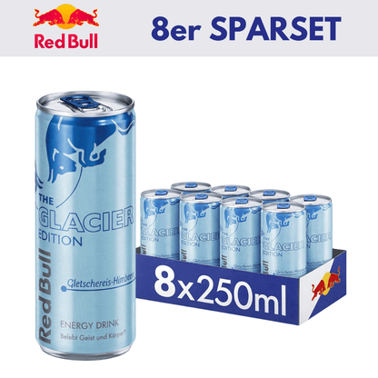 RedBull 8x Gletschereis-Himbeere 250ml 8x RedBull 250ml Sparset (versch. Sorten)