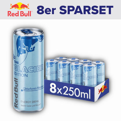 RedBull 8x Gletschereis-Himbeere 250ml 8x RedBull 250ml Sparset (versch. Sorten)