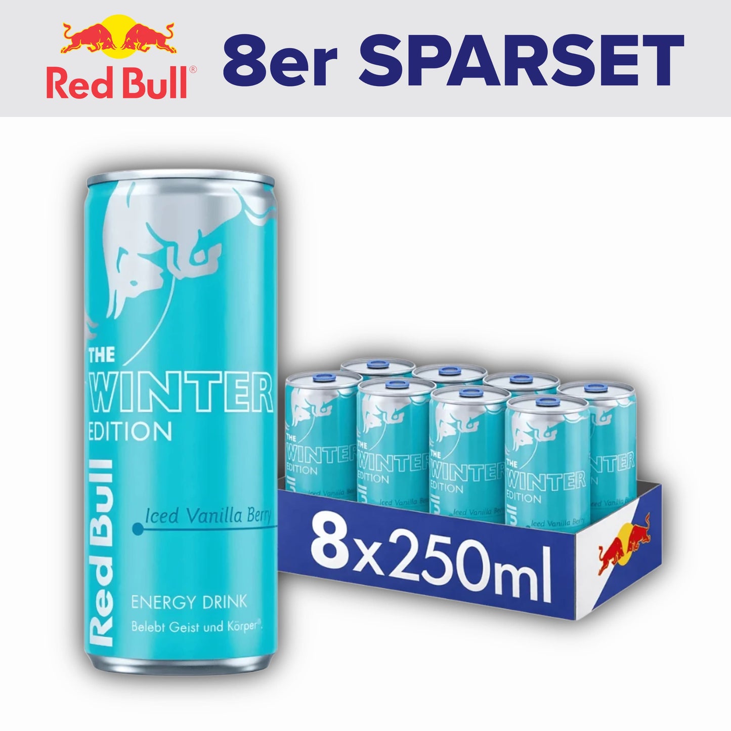RedBull 8x Iced Gummy Bear 250ml 8x RedBull 250ml Sparset (versch. Sorten)