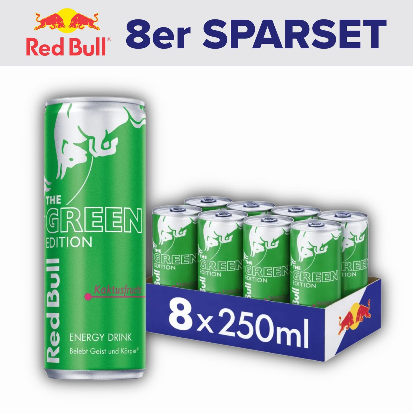 RedBull 8x Kaktusfeige 250ml 8x RedBull 250ml Sparset (versch. Sorten)