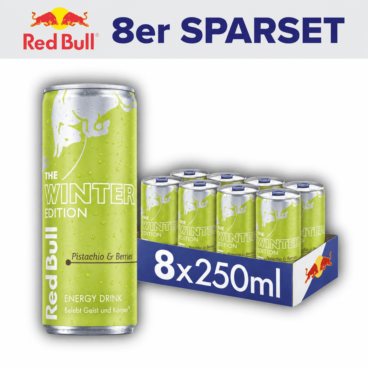 RedBull 8x Pistachio & Berries 250ml 8x RedBull 250ml Sparset (versch. Sorten)