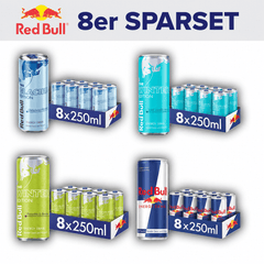 RedBull 8x RedBull 250ml Sparset (versch. Sorten)