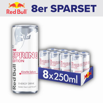 RedBull 8x Sakura Kirsche 250ml 8x RedBull 250ml Sparset (versch. Sorten)
