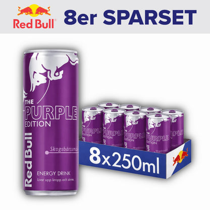 RedBull 8x The Purple Edition (Schweden) 250ml 8x RedBull 250ml Sparset (versch. Sorten)