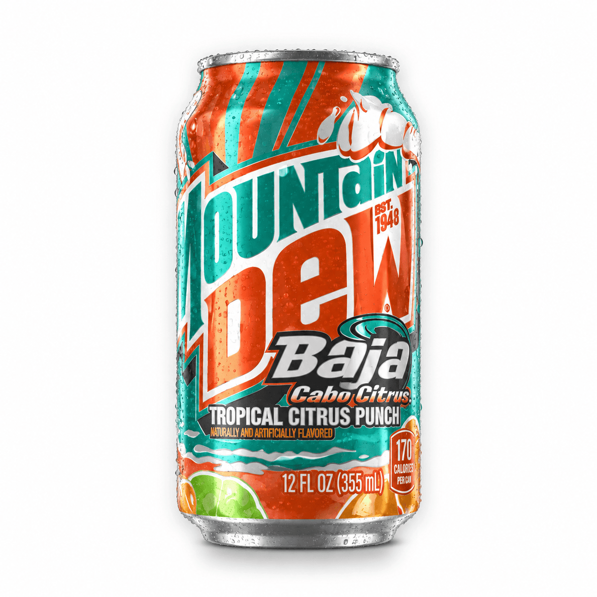 Mountain Dew - Baja Tropical Citrus Punch 355ml