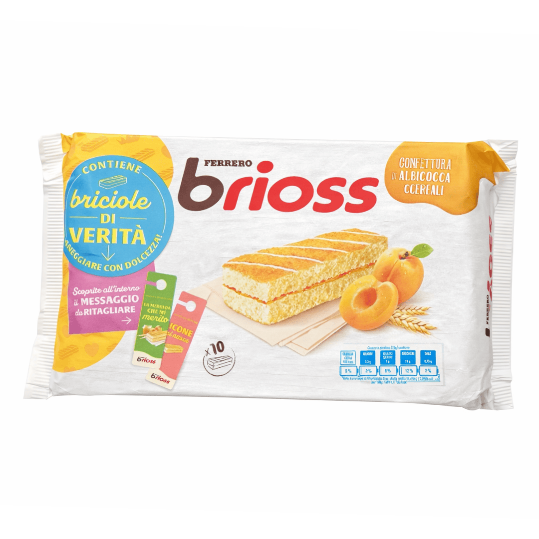Ferrero Aprikose 280g Ferrero - Brioss 280g (10 einzeln verpackte Riegel)