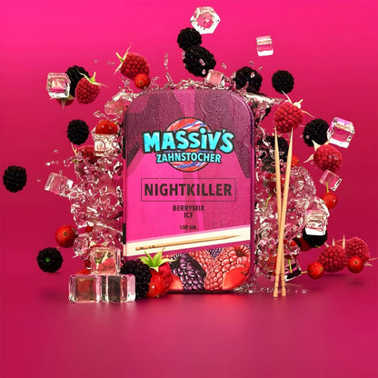 CandyPeak Beeren Mix Ice Massiv - Zahnstocher (100 Stk)