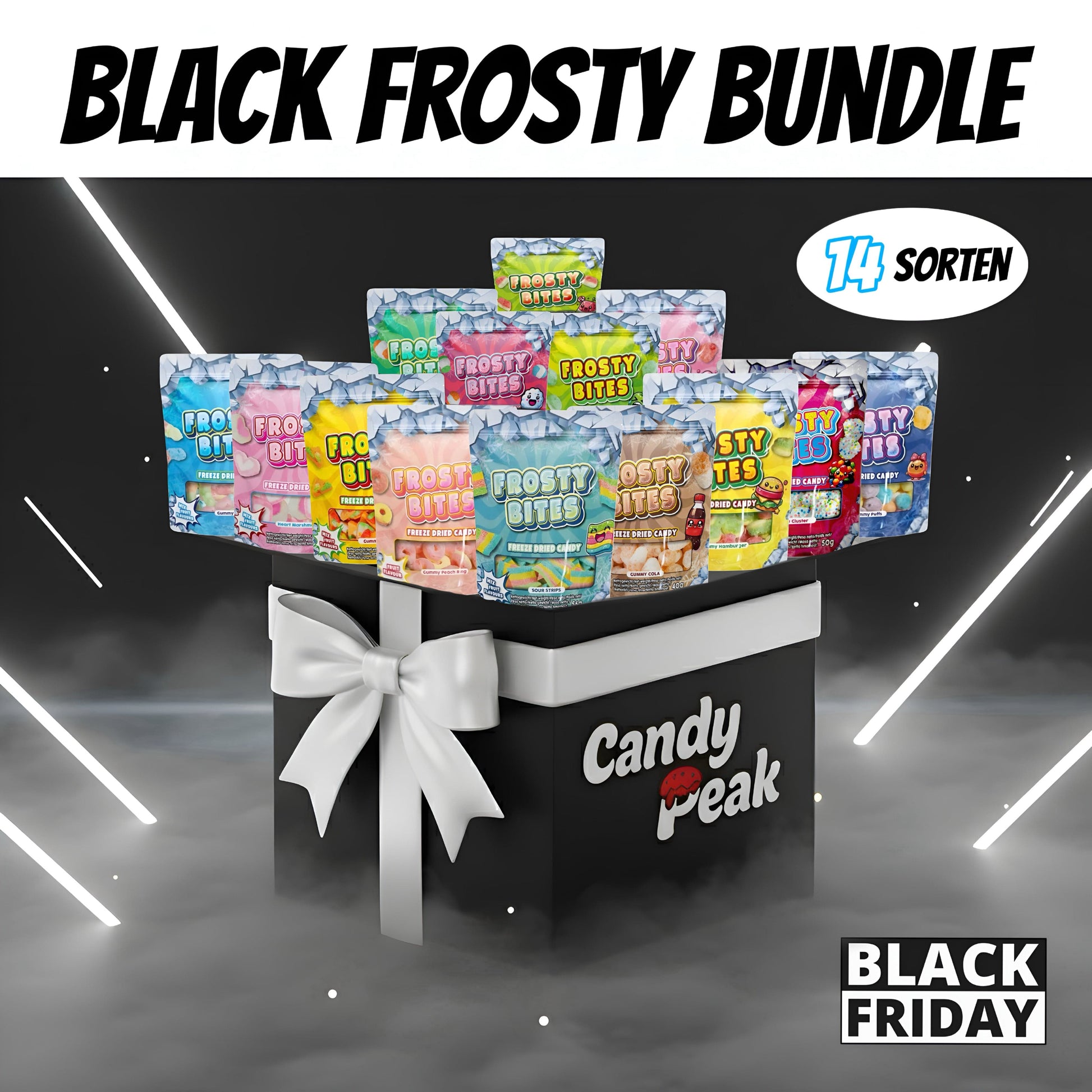 CandyPeak Black Frosty Bundle (14x gefriergetrocknete Frosty Bites)